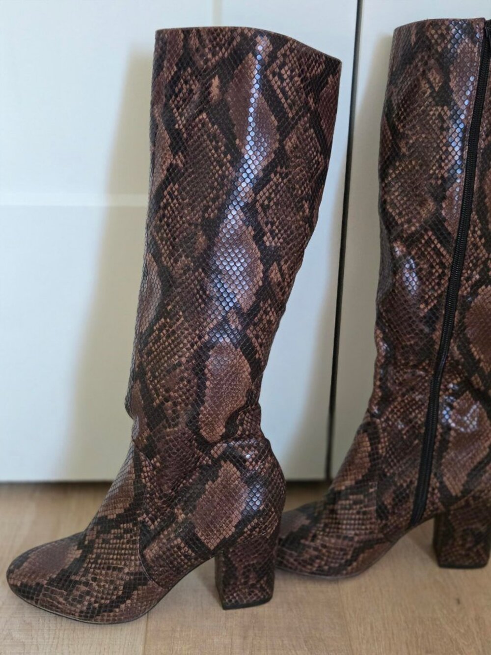 Animal Print High Boots